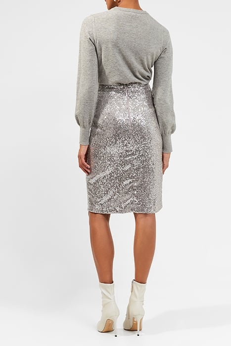 ESHKA SEQUIN SKIRT SILVER/ MOON ROCK 3