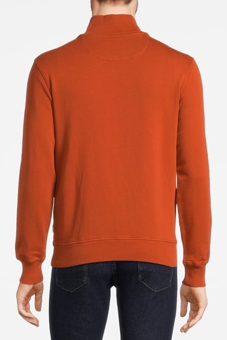 ZIP MOCK SWEAT POTTERS CLAY 2