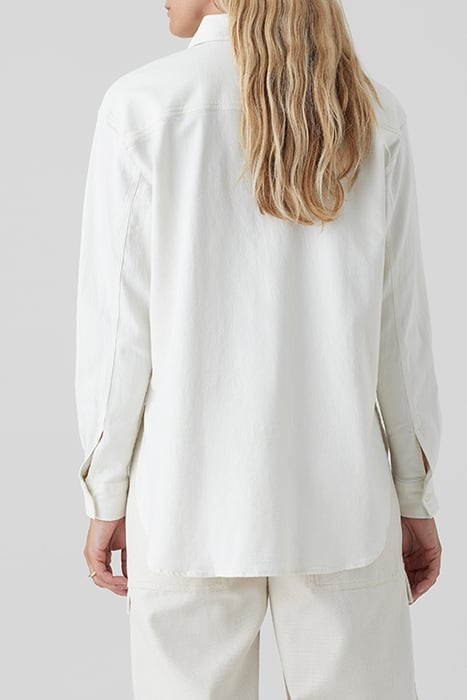 DENIM SHIRTS & BLOUSES WHITE 2