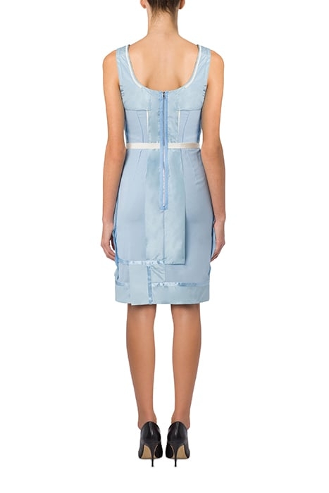 INSIDE OUT GEORGETTE DRESS BLUE 2