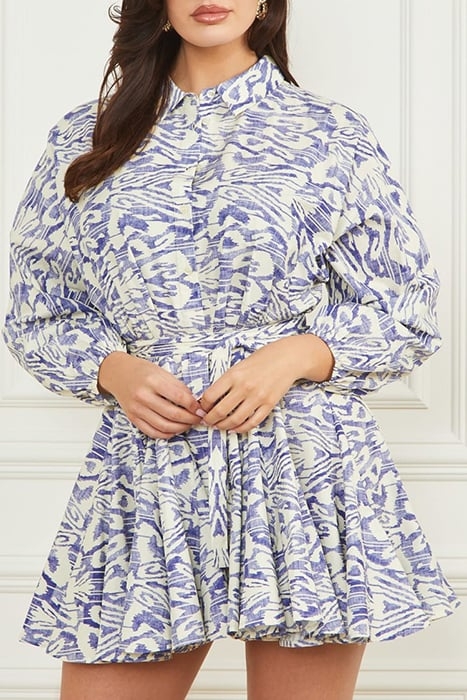 ABBIE SHIRT DRESS SUBSTANCE BLUE PRINT 1