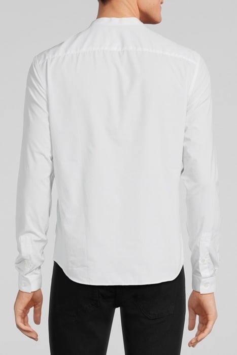 LONG SLEEVED SHIRT CLASSIC OFFICER COLLAR WHITE 2