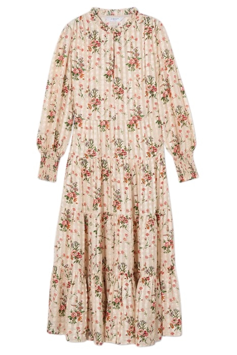 DR FLORA WILDFLOWER DRESS CREAM 3