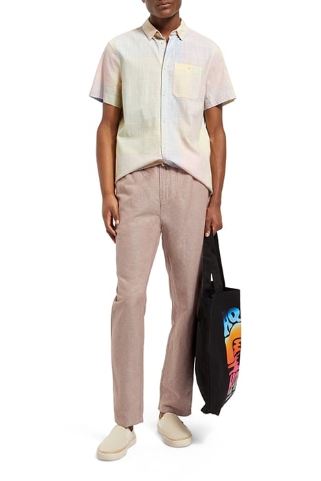 WARREN - COTTON/ LINEN TWILL JOGGER DRIFTWOOD 3