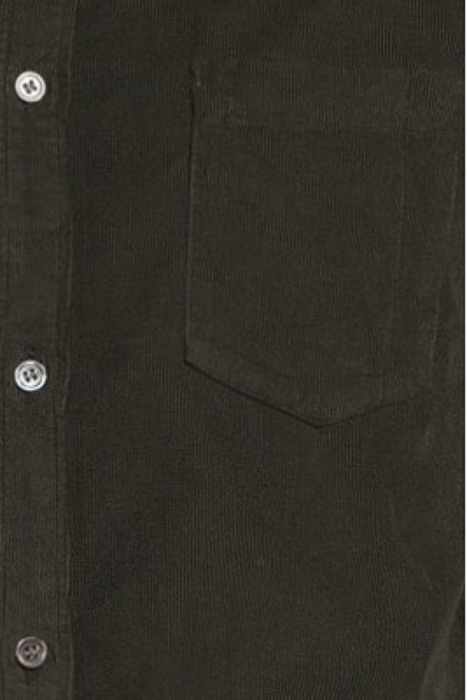 KHAKI NEEDLECORD REGULAR SHIRT KHAKI 5