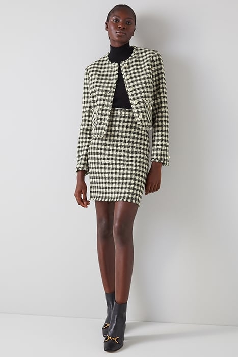 JK KEELER GINGHAM BLACK/CREAM 2