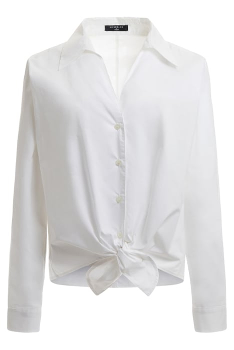 TIFFANY POPLIN BLOUS TRUE WHITE A000 2