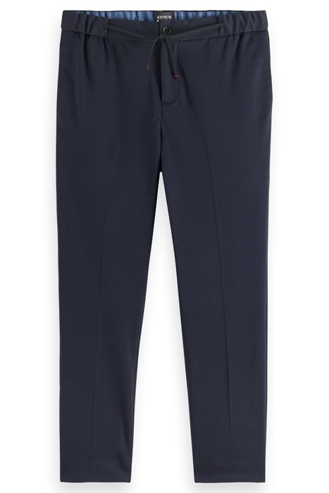 FINCH - REGULAR TAPERED-FIT YARN-DYED KNITTED JOGGER NAVY MI 4