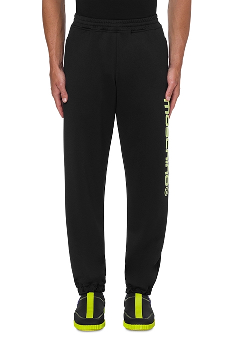 MOSCHINO™ STRETCH TECHNICAL JOGGERS BLACK 1
