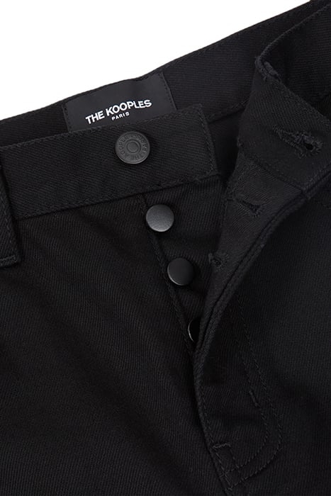 STRAIGHT RAW JEANS BLACK 7