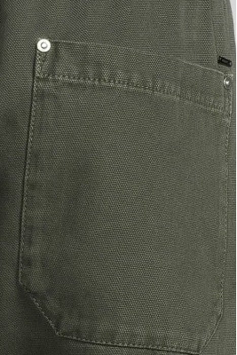 KHAKI CROPPED BAGGY TROUSERS KHAKI 5