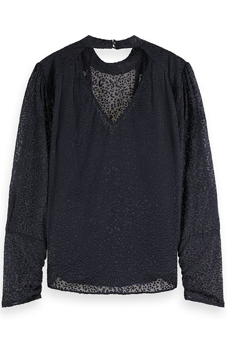 MOCK NECK TOP WITH OPEN BACK DETAIL NIGHT 4