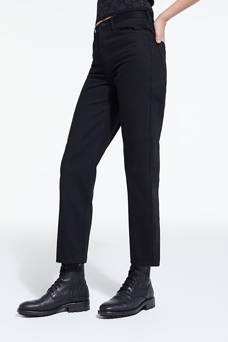 STRAIGHT RAW JEANS BLACK 6