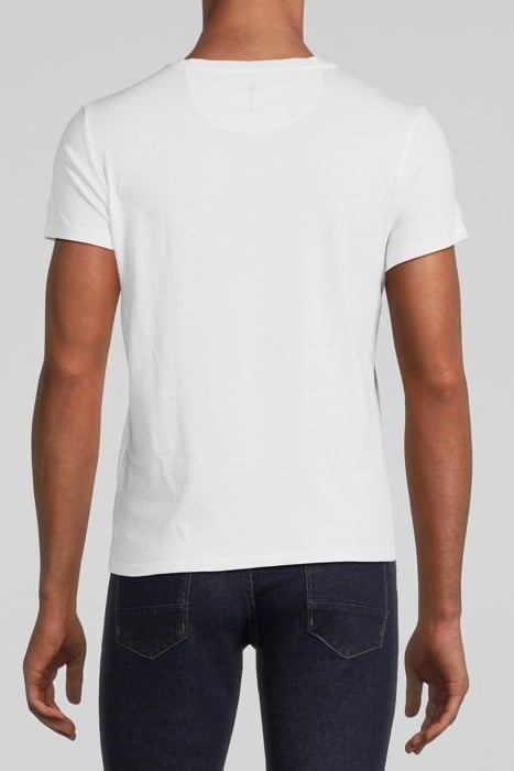 WHITE BUILDINGS IMAGE DRY FAST T-SHIRT WHITE 2