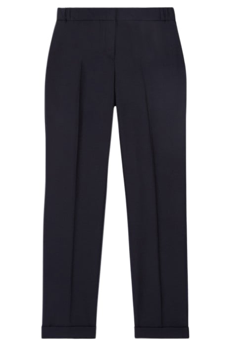 SUIT TROUSERS WITH ELASTIC WAIST DETAIL NAVY 1