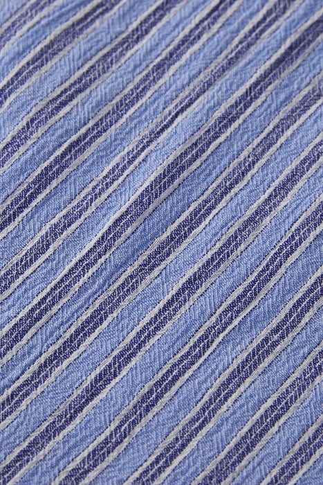 REGULAR FIT CRINKLE STRIPE SHIRT BLUE STRIPE 4