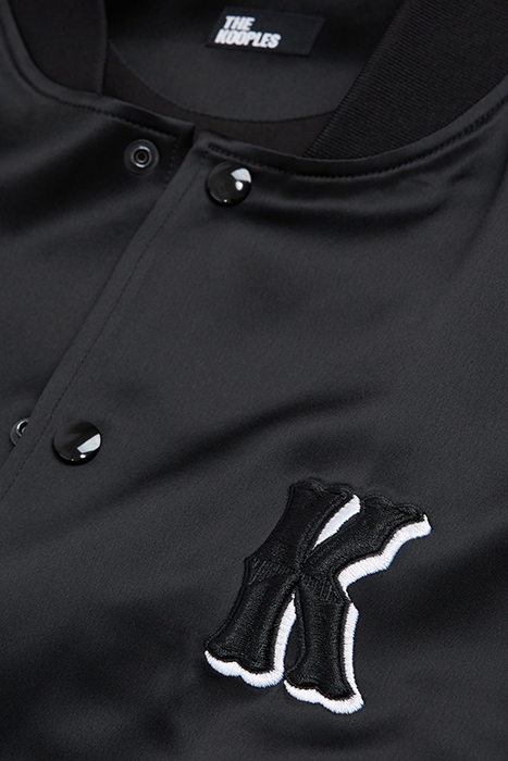 RIBBED EDGE JACKET WITH SNAP BUTTONS AND EMBROIDERED DETAILS 3