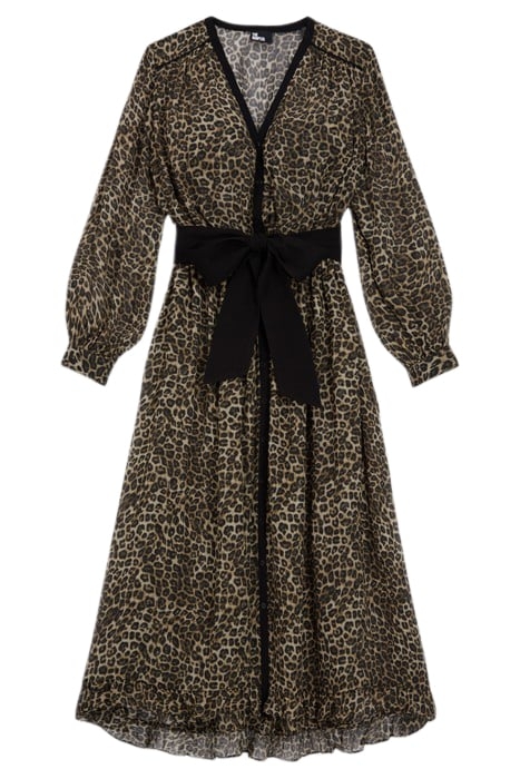LONG LEO DRESS VISCOSE GGT LEOPARD 3