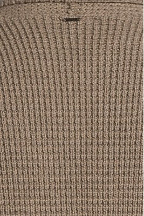 MEN'S BEIGE DECORATIVE KNIT CARDIGAN WITH SHAWL COLLAR MINK 5