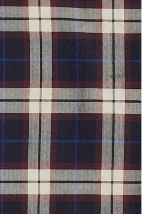 BURGUNDY CHECK SLIM SHIRT BURGUNDY 5