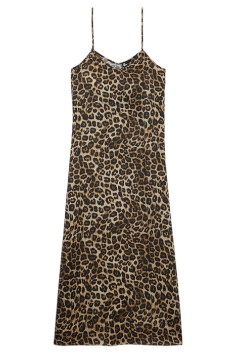 GRAND LEO SILK SHIRT DRESS LEOPARD 3
