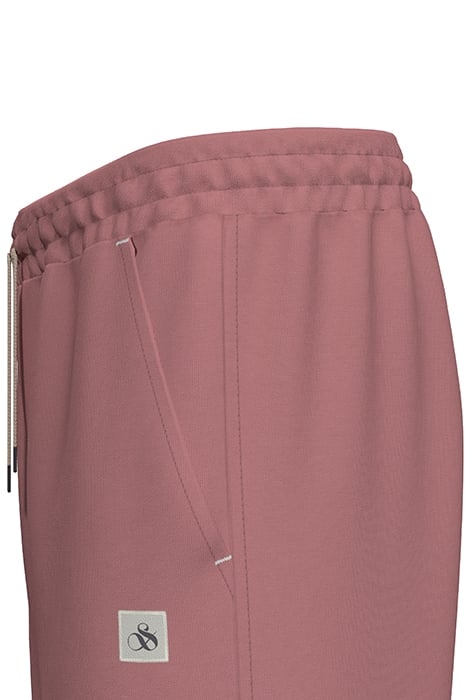 ESSENTIAL LOGO BADGE SWEATPANTS WEATHERED PINK 3