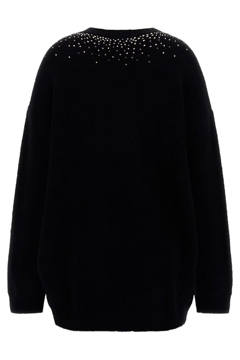 JODIE EMBELLISHED JET BLACK CARDIGAN 4