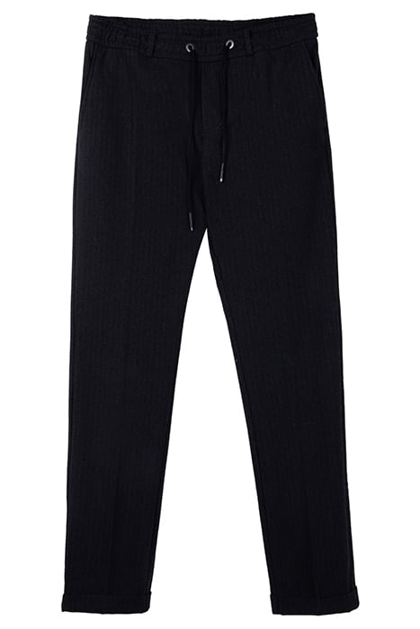 CHARCOAL PINSTRIPED JOGGERS ANTHRACITE 1