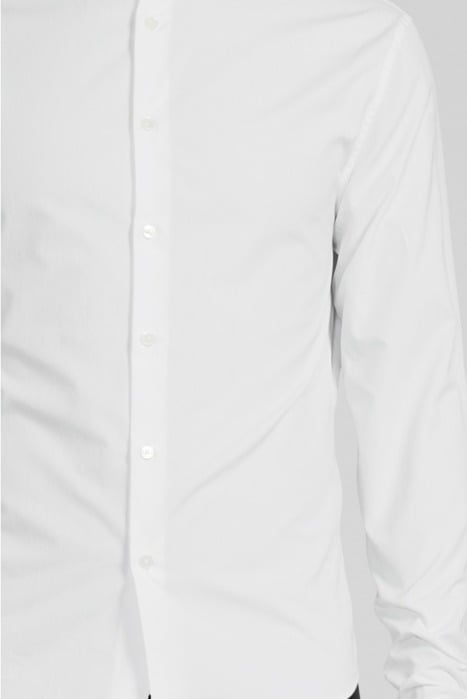 LONG SLEEVED SHIRT CLASSIC OFFICER COLLAR WHITE 4