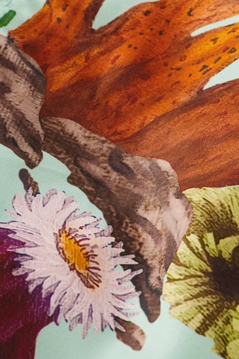 MID LENGTH SWIM SHORT ALL OVER PRINT CORAL REEF AOP 3