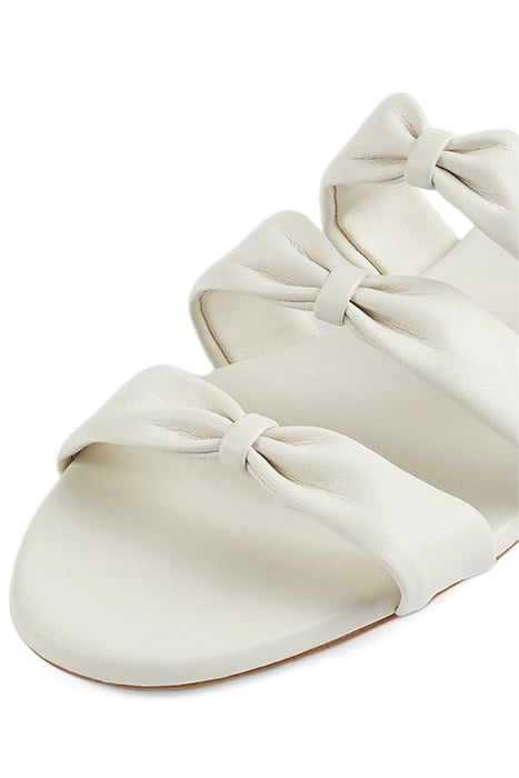 FLS JAYLA THREE BOW STRAP ECRU 4