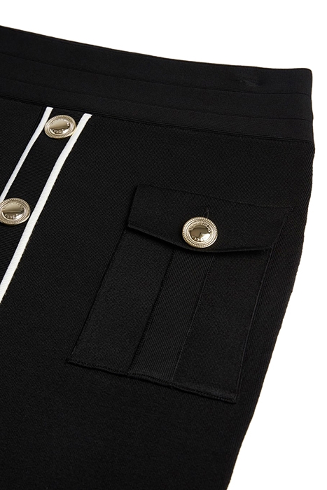 ISA BANDAGE SKIRT JET BLACK 7