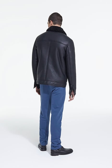GRAY JOGGERS NAVY 4