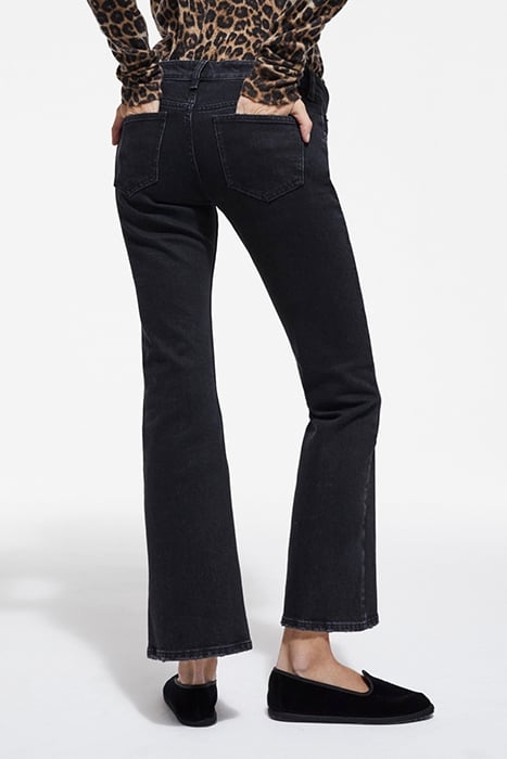 BLACK BLACK BOOTCUT JEANS BLACK WASHED 2