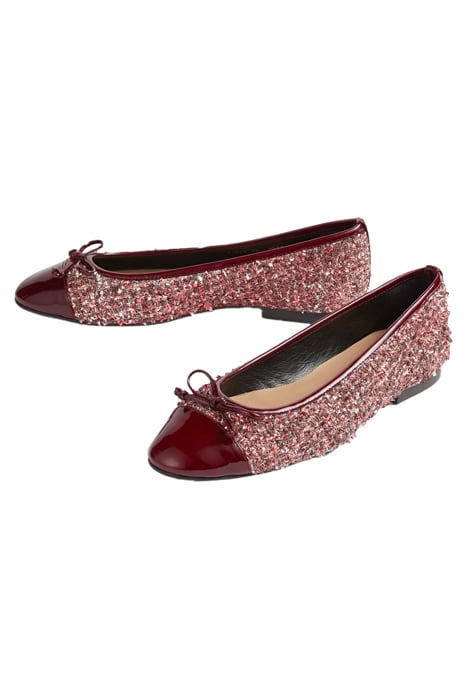 FL KARA BALLERINA BOW WINE 3