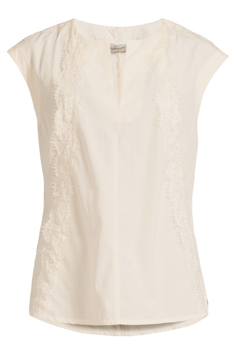 SLEEVELESS TOP LYOCELL COTTON IVORY 3