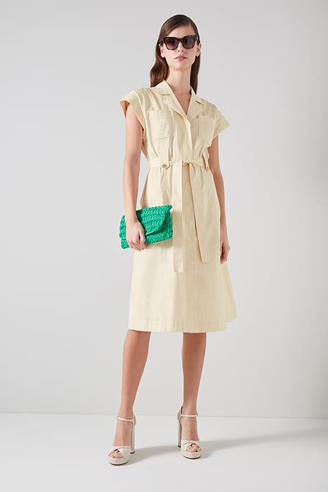 DR IVY UTILITY DRESS ECRU 4