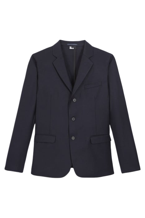 WOOL SUIT JACKET WITH FLAP POCKETS NAVY 5