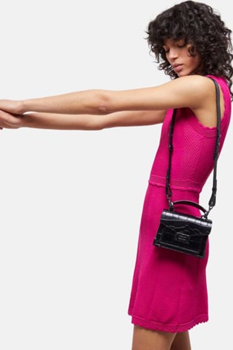 SHORT SLEEVELESS KNIT DRESS PINK 5