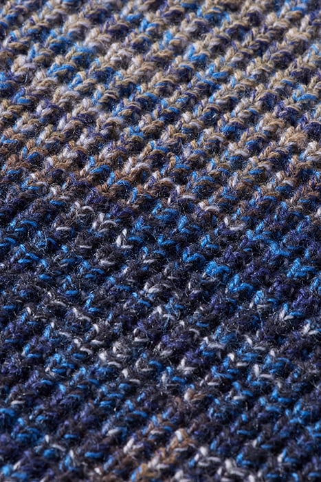 CREW NECK MELANGE NAVY BLUE 3