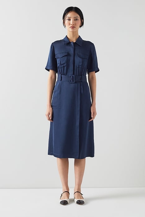 DR LUNA UTILITY DRESS MIDNIGHT 2