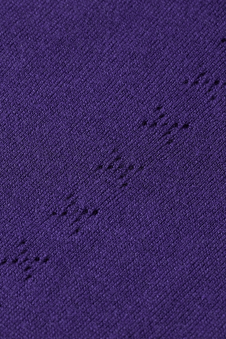 SHORT SLEEVED CREW NECK PULLOVER AUBERGINE 3