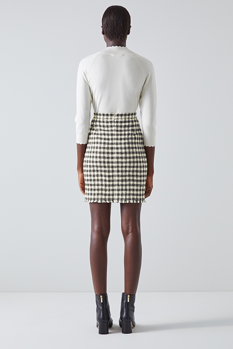 SK KEELER GINGHAM BLACK/CREAM 2