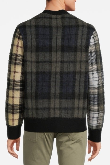 NESS CREW BLACK/MAROON RED 2