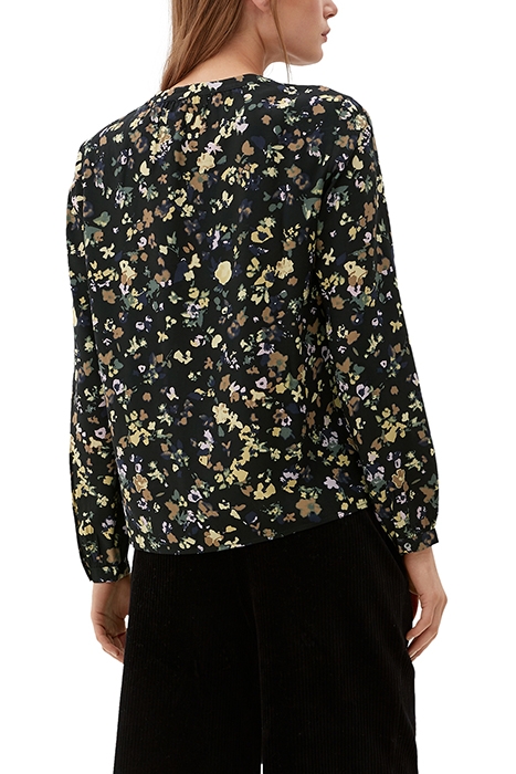 S.OLIVER BLOUSES GREY/BLACK 2