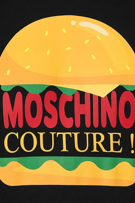 HAMBURGER HOODIE BLACK 4