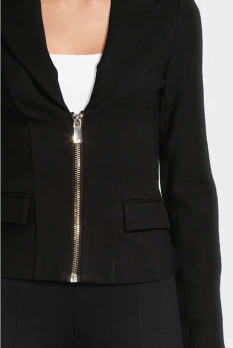 MARCIANO BY GUESS JANET BLAZER JET BLACK 4