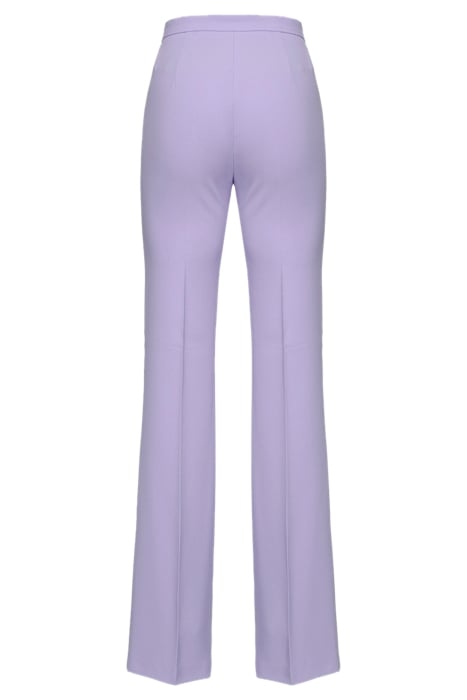 HULKA PANTALONE CREPE STRETCH LILAC DARK SORBET 4
