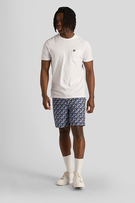 FLORAL PRINT RESORT SHORT DARK NAVY 4