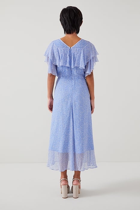 AGNES GEORGETTE MIDI DRESS LIGHT BLUE 2